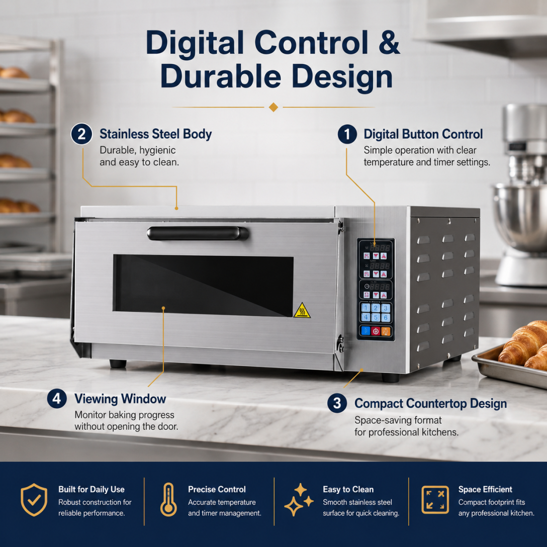 Commercial Single Deck Electric Oven