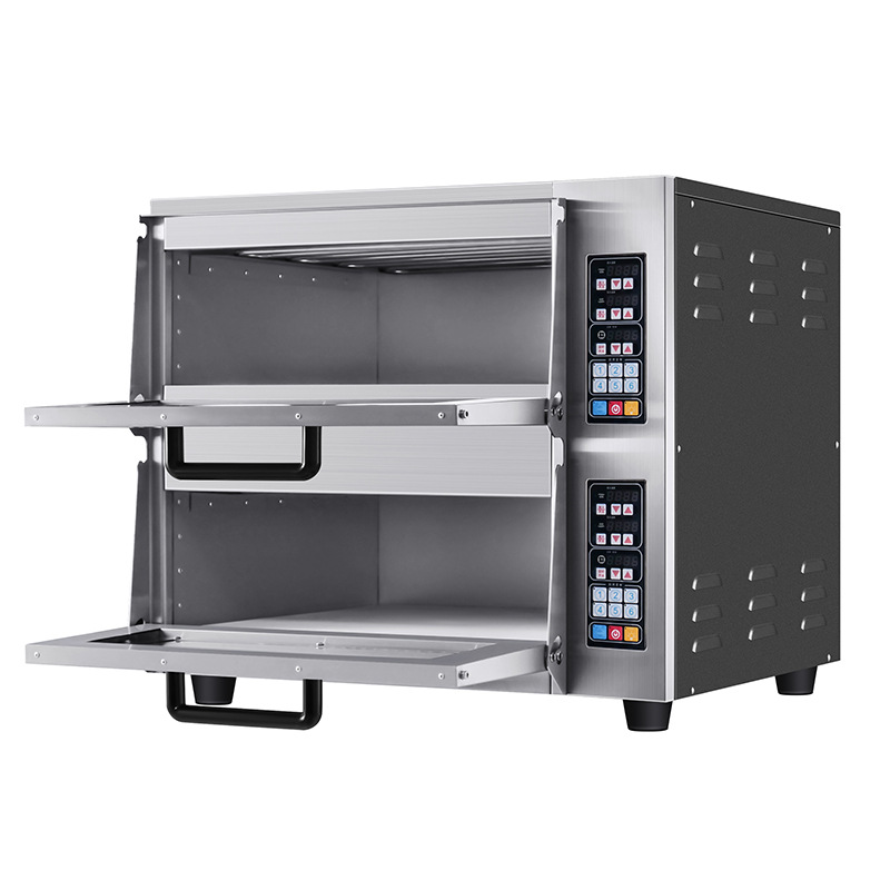 Double Deck Commercial Electric Oven with Independent Digital Control