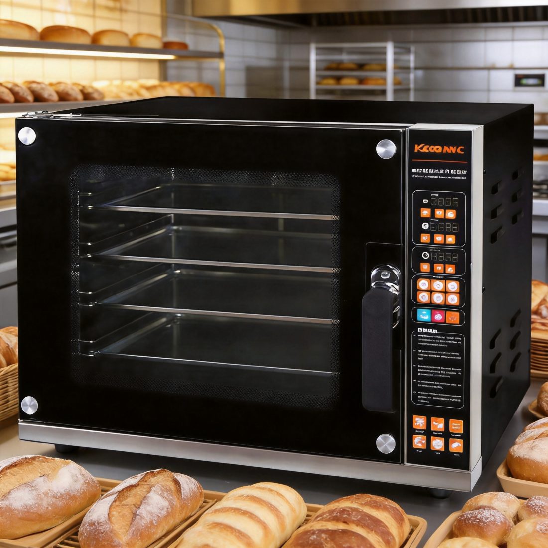 Commercial Convection Oven 4.5KW 220-240V with 4 Aluminum Trays