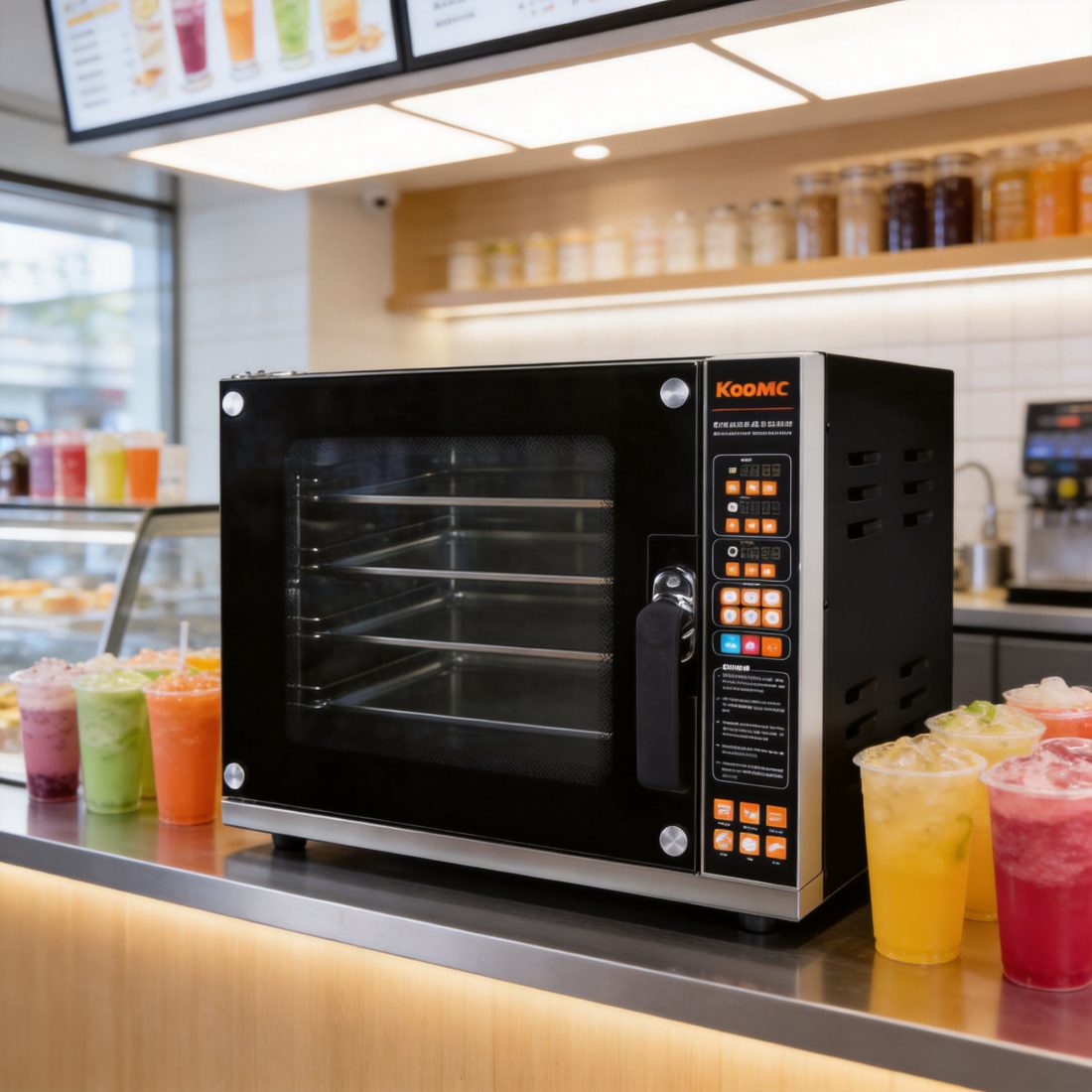 Commercial Convection Oven 4.5KW 220-240V with 4 Aluminum Trays