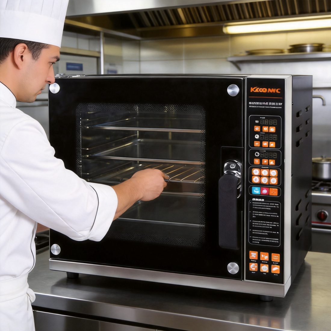 Commercial Convection Oven 4.5KW 220-240V with 4 Aluminum Trays
