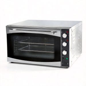 Commercial Double Deck Convection Oven 2.5kW 0-350°C with 2 Baking Trays